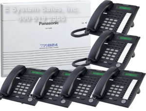 KX-TA864 Advanced Hybrid phone system with 6 telephone includes: